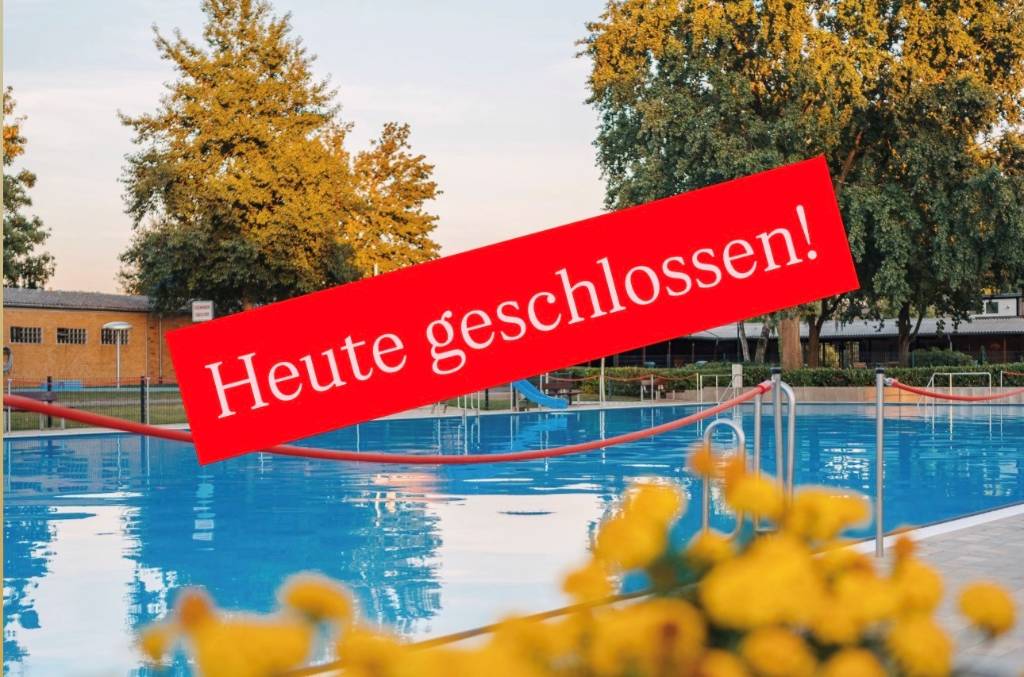 Freibad geschlossen