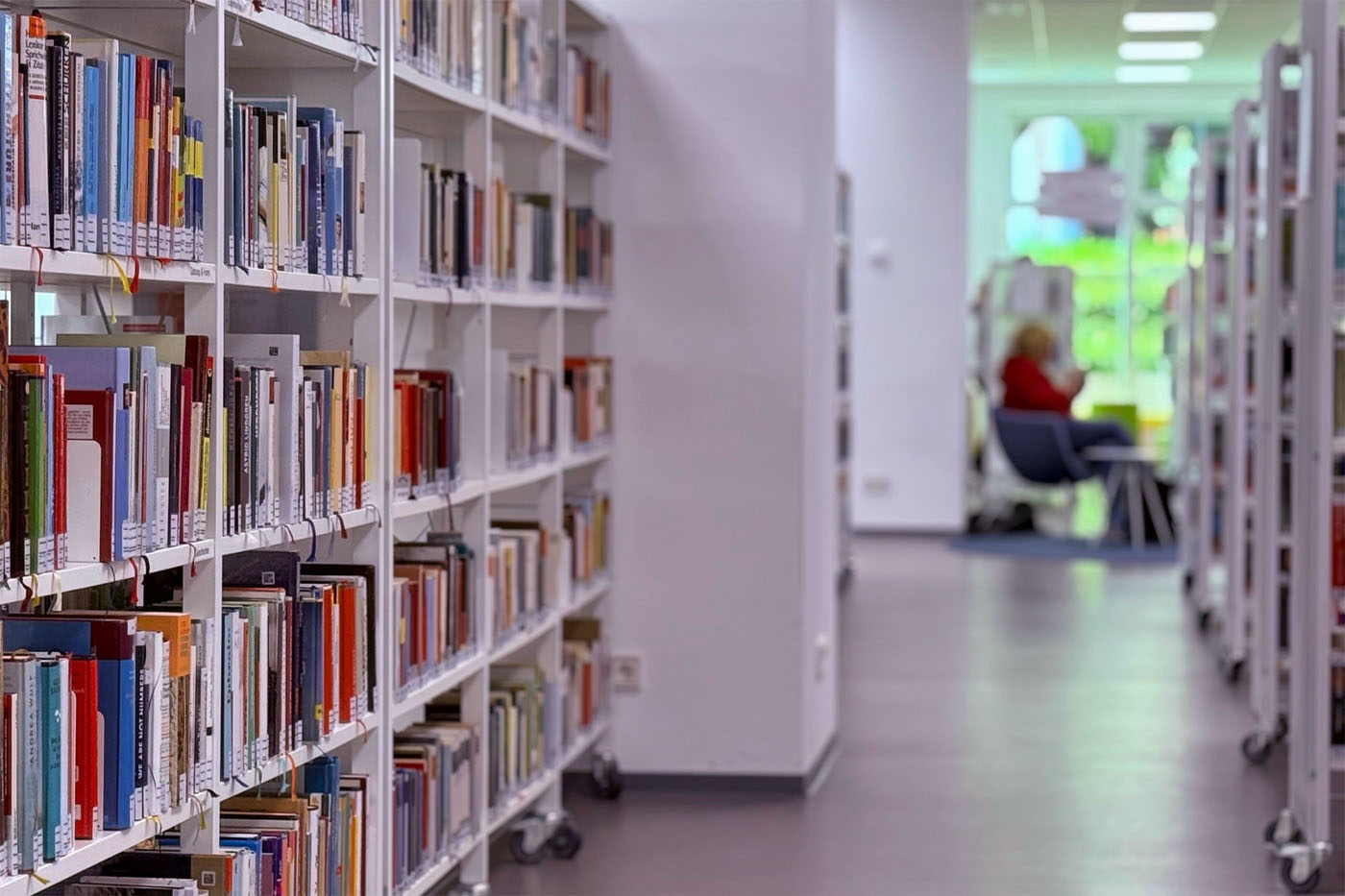 Blick in die Stadtbibliothek.