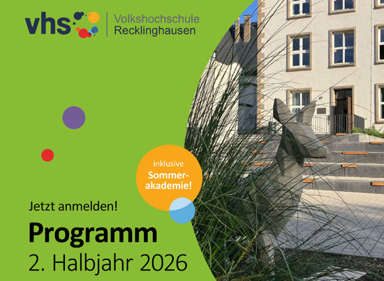 Das neue Programm der VHS ist online.
