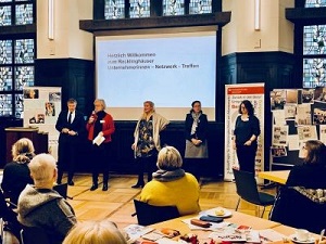 v.l.n.r. B&uuml;rgermeister Christoph Tesche, Gaby Steuer, Ariane Hohengarten, Jutta Beyrow, Melanie Murek