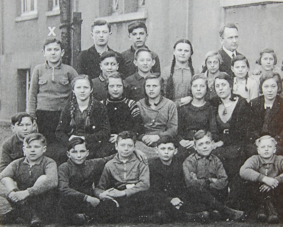 Ausschnitt aus einem Klassenbild: Hans Abrahamsohn (o.l.) Anfang der 30er Jahre (Foto: Abrahamsohn)