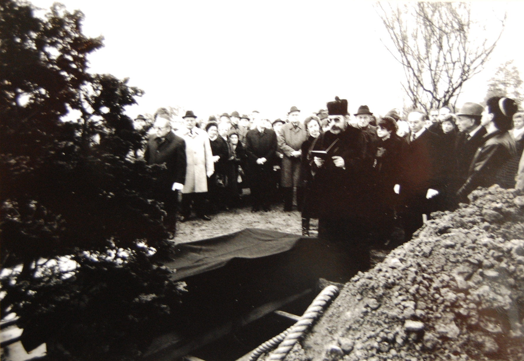 Beisetzung von Martha de Vries auf dem Jüdischen Friedhof am 2. Januar 1989