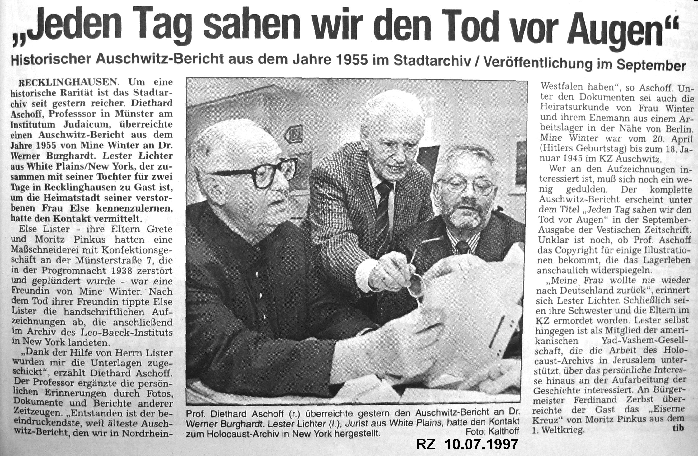 RZ-Artikel vom 10.07.1997