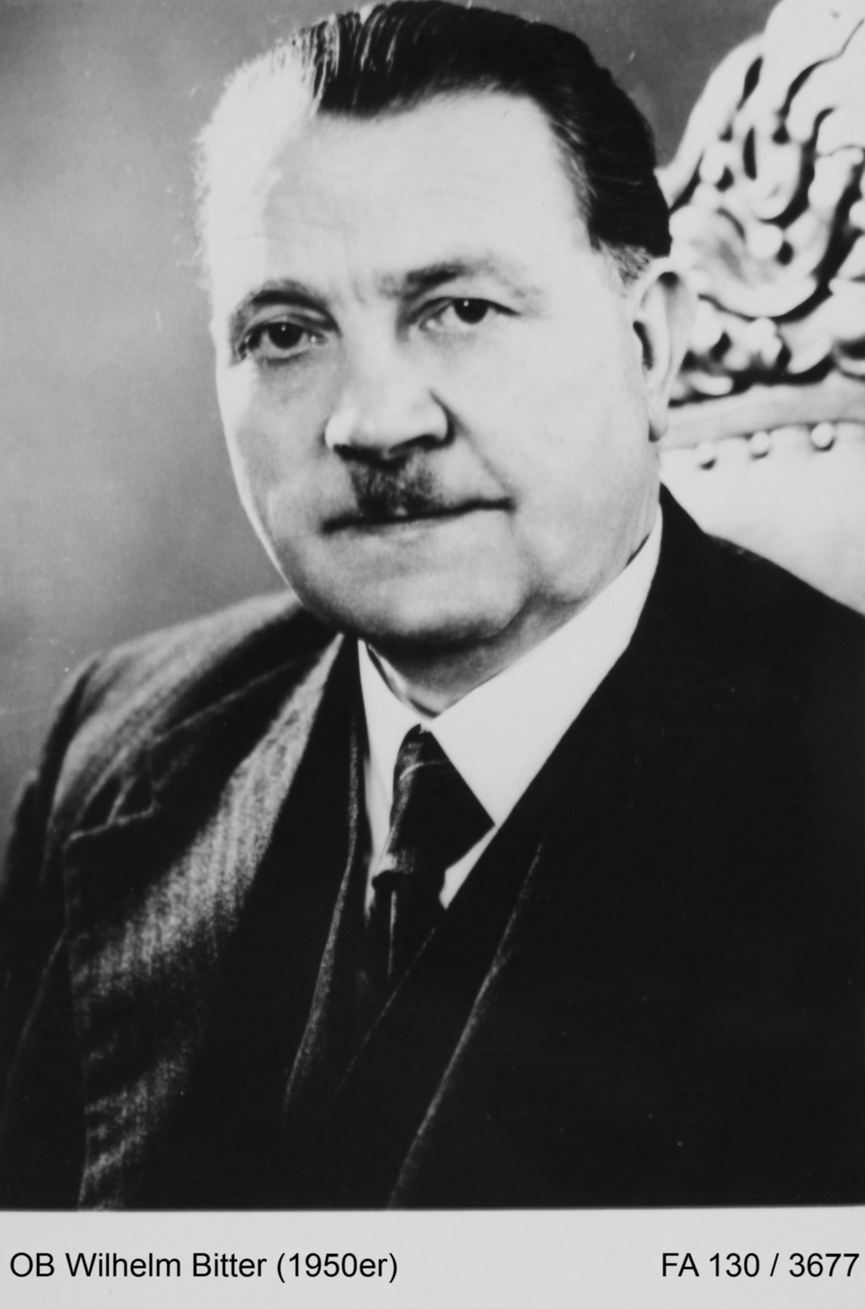 Wilhelm Bitter (Foto: Stadtarchiv Recklinghausen)