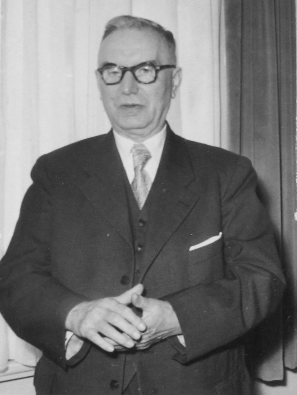 Oberbürgermeister Josef Dünnebacke (Foto: Stadtarchiv Recklinghausen)