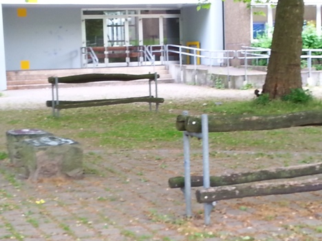 Schulhof K&auml;the-Kollwitz-Gesamtschule