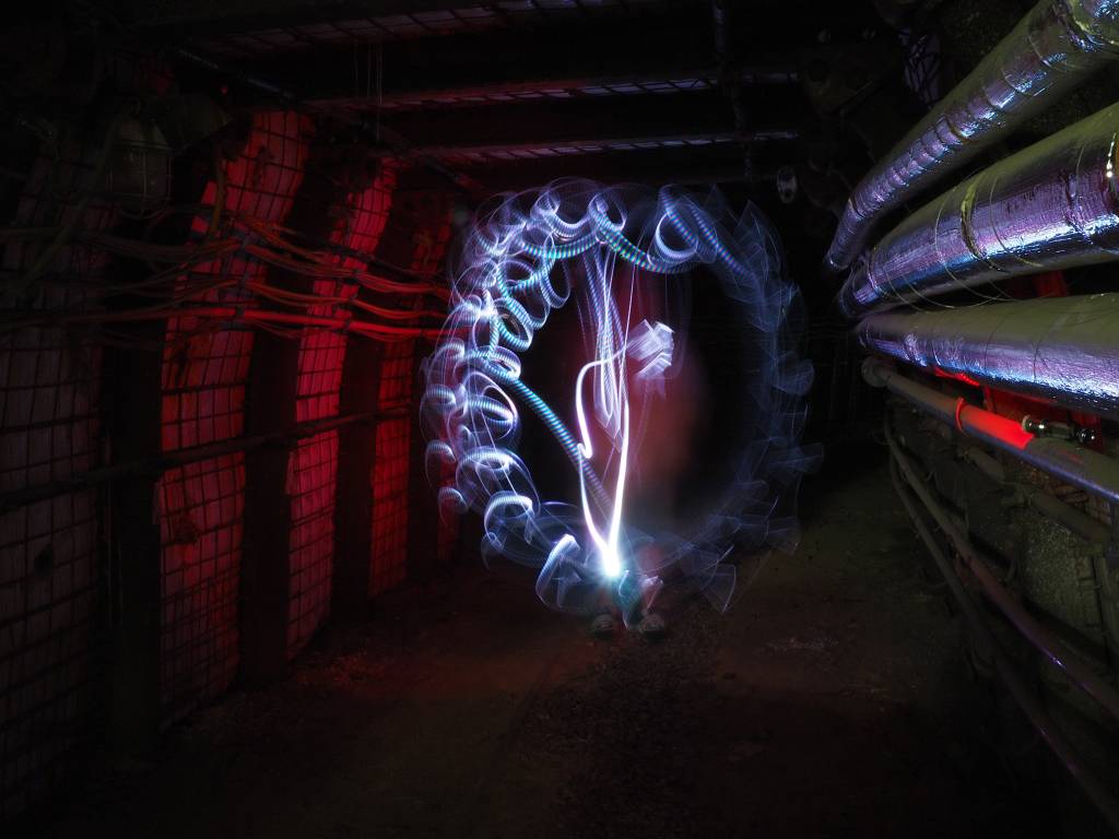 Lightpainting Extraschicht Trainingsbergwerk RE