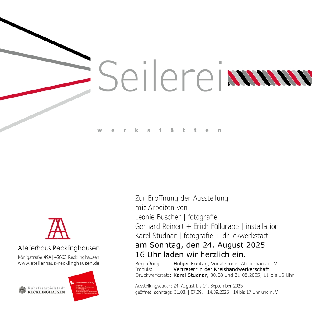 SEILEREI - WERKSTÄTTEN