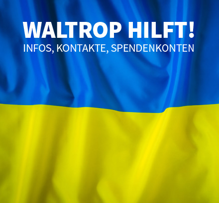 Auf dem Bild: Ukraineflagge