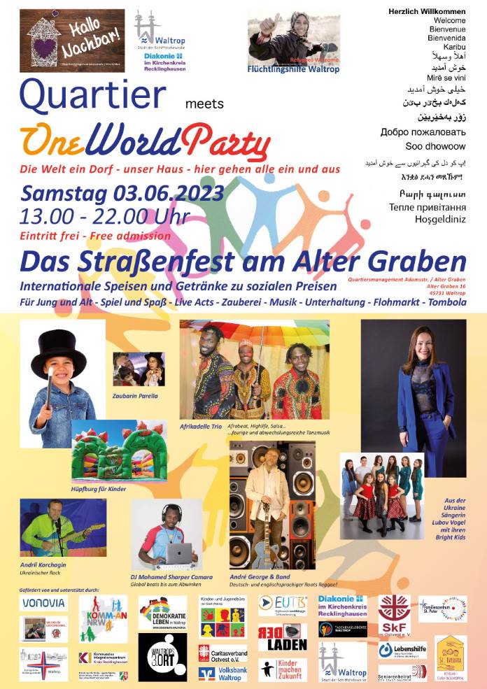 Auf dem Bild: Veranstaltungsplakat.