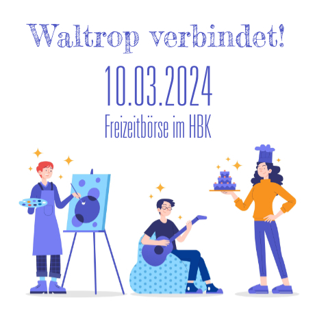 Auf dem Bild: Menschen ueben Hobbys aus