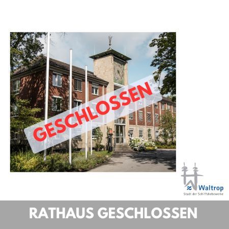 Auf dem Bild: Rathaus Waltrop